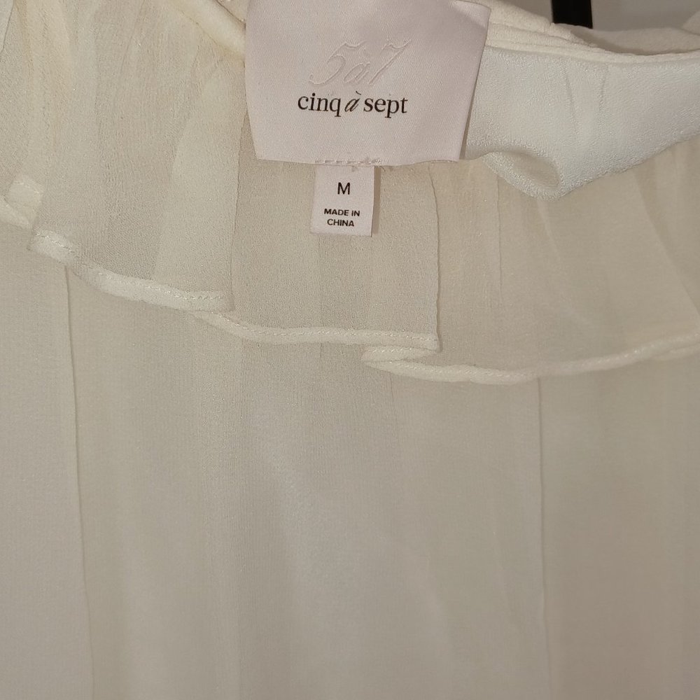 5 a 7 cinq a sept 100% Silk Amina Blouse - Picture 5 of 9
